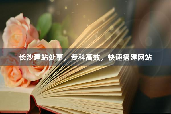 长沙建站处事，专科高效，快速搭建网站